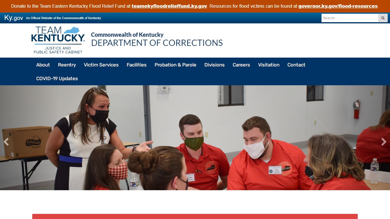 Welcome - Department of Corrections